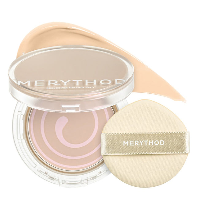 MARY METHOS  REAL COVER MELTING FOUNDATION PACT 11g, Natural Beige, 1 count