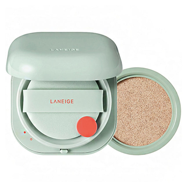 LANEIGE  NEO CUSHION MATTE FOUNDATION 15g + REFILL 15g SET, 17C1 COOL VANILLA, 1 SET
