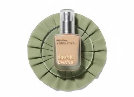 ETUDE Double Lasting Vegan Cover Foundation Brush Set  Single