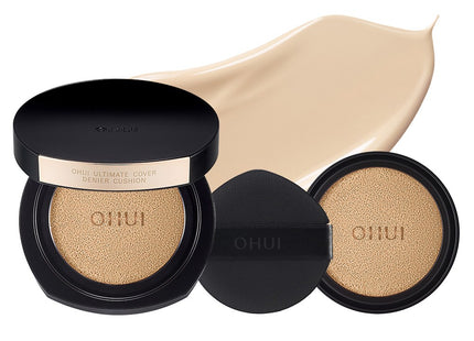 OHUI  Ultimate Cover D'aeneer Cica Cover Cushion Set 13g + Refill 13g, 100D 21.5, 1 Count