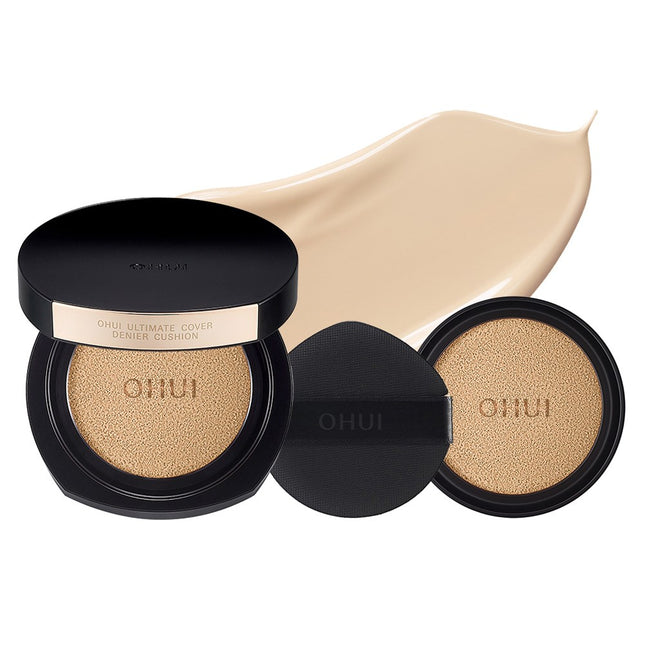 OHUI  Ultimate Cover D'aeneer Cica Cover Cushion Set 13g + Refill 13g, 100D 21.5, 1 Count