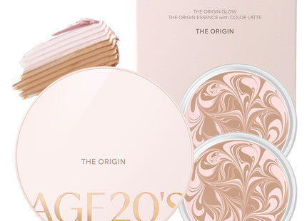 AGENCE DE VIE  The Origin Essence Pact Case 1+Refill 2, 23 Pink Latte