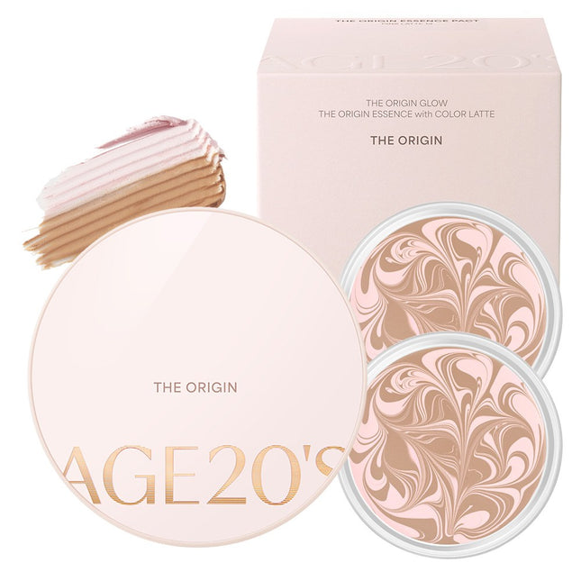 AGENCE DE VIE  The Origin Essence Pact Case 1+Refill 2, 23 Pink Latte