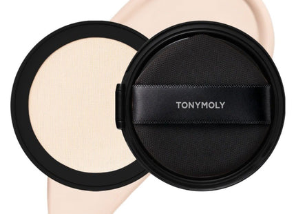TONYMOLY  Skin Tone Fixing Cover Cushion Refill 13g, 00 Porcelain, 1 Count