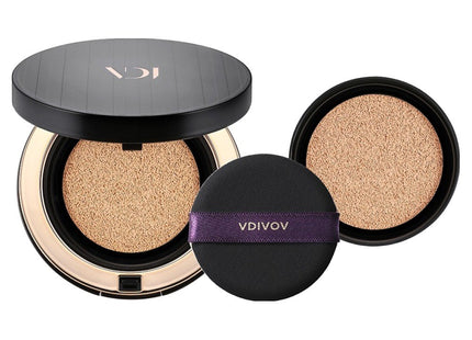 VIDIVOV  Double Stay Cushion Foundation 15g + Refill 15g, 21N Sand Ivory, 1 Each