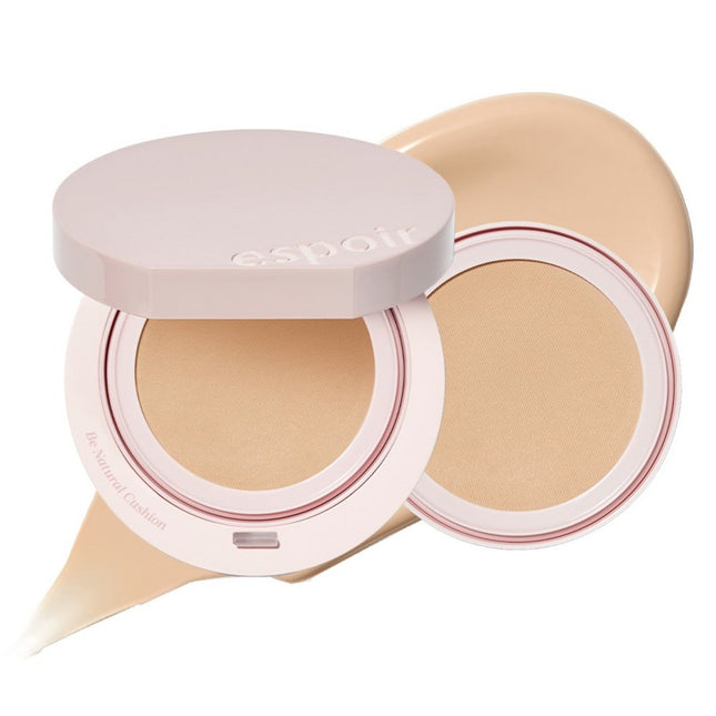 ESPOIR  Be Natural Cushion 14g + Refill 14g Set, Shade 23 Beige, 1 Count