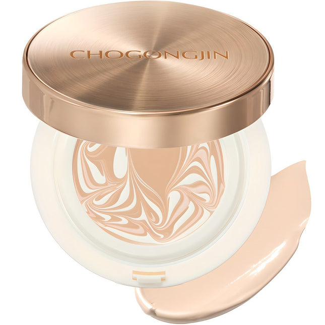 CHOGONGJIN  Essence Pact Cushion Set - 15g, 21C Vanilla, 1 Unit