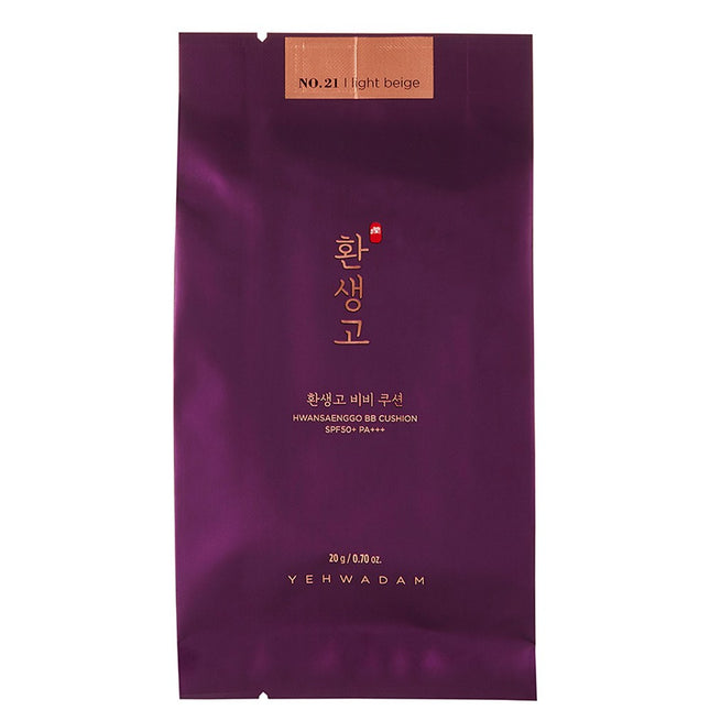 THE FACE SHOP  Yehwadam Revitalizing BB Cushion SPF50+ PA+++ 20g Refill, 21 Light Beige, 1 Count