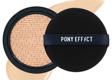 PONY EFFECT Pony Effect Coverstay Cushion Foundation EX Refill 15g Cool 21 Rosy Ivory 1pc