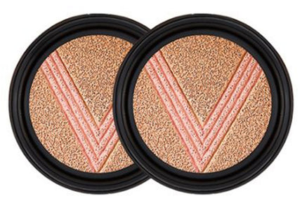 CLEDEBEL  Miracle Power Lift V Cushion Foundation Refill 13g, Shade 21 Pink Gold Beige, 2 Count