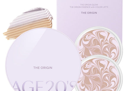 AGETWOVENUS  The Origin Essence Pact Case 1+Refill 2, 13 Lavender Latte