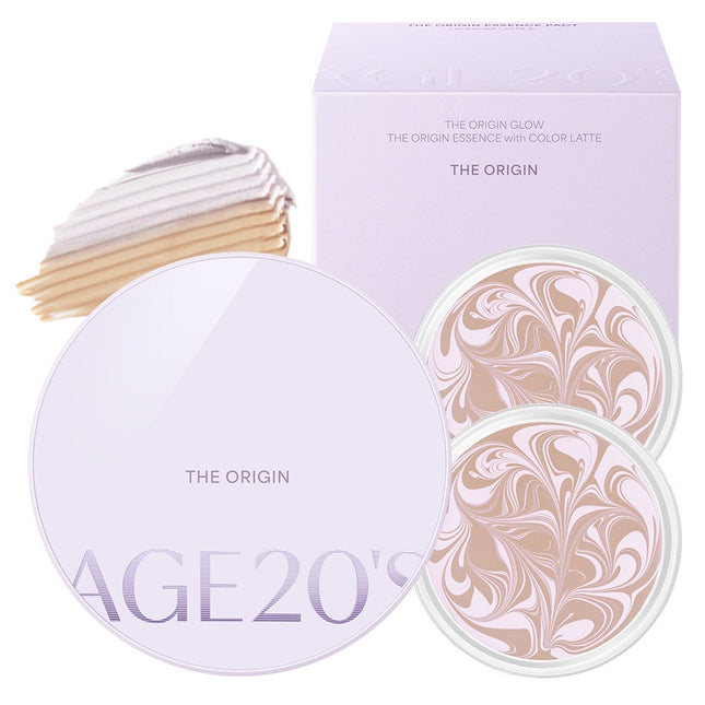 AGETWOVENUS  The Origin Essence Pact Case 1+Refill 2, 13 Lavender Latte