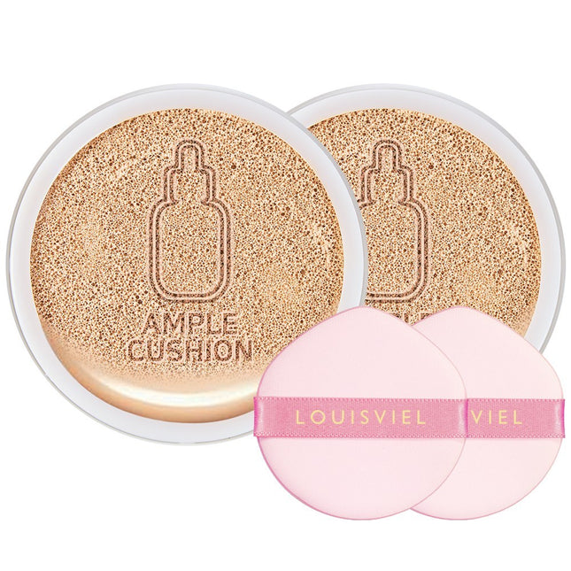 LOUIS VIEL  Peach Peach Air Cushion Refill 15g, 21 Light Beige, 2 Count