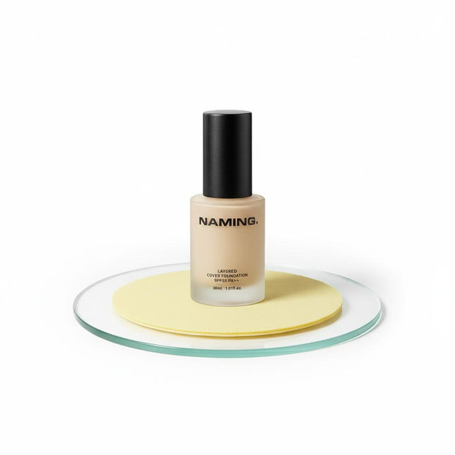 NAMING Layered Cover Foundation 30ml Full Size + Spatula