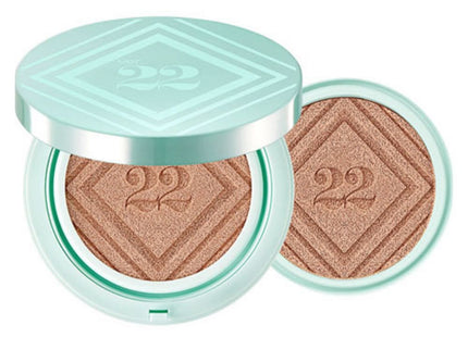 CHOSUNGAH 22  SEA AMPOULE MEGA CUSHION FOUNDATION 25g + REFILL 25g SET, NO. 2 SAND BEIGE, 1PC