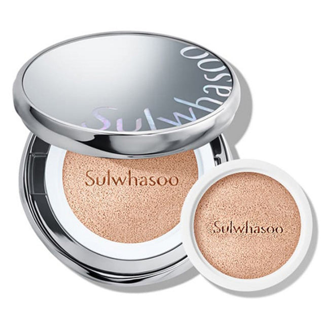 SULWHASOO  Perfecting Airy Cushion Foundation 15g + Refill 15g Set, 21N1 Beige, 1 Count