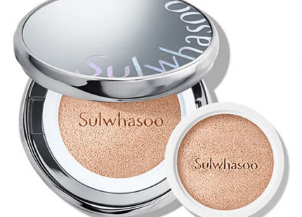 SULWHASOO  Perfecting Cushion Airy 15g + Refill 15g Set, 17C1 Cool Vanilla, 1 Unit