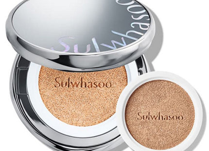 SULWHASOO  Perfecting Cushion Foundation Set 15g + Refill 15g, 13C1 Cool Ivory, 1 Count