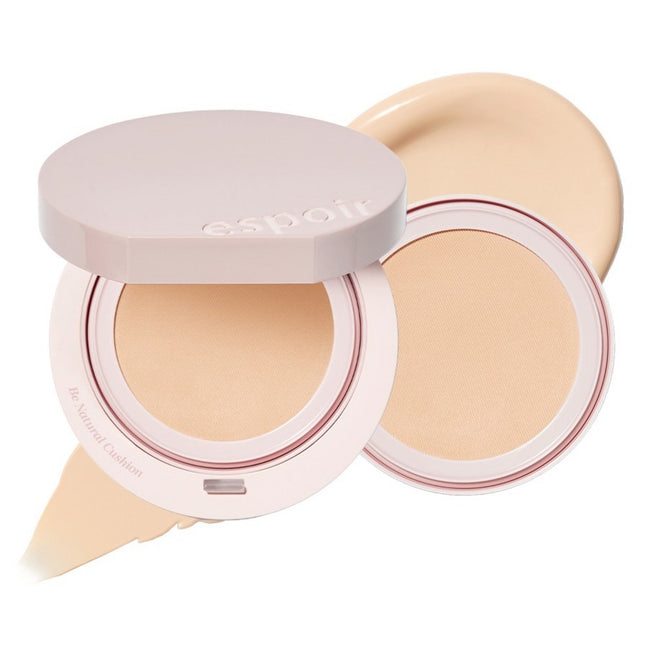 ESPOIR  Be Natural Cushion Refill Set 14g + 14g, Shade 21 Ivory, 1 Piece