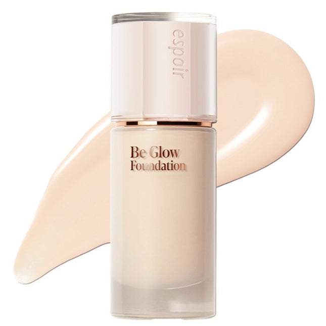 ESPOIR  Be Glow Foundation 30g SPF27 PA++, 13N Neutral Porcelain, 1 Count