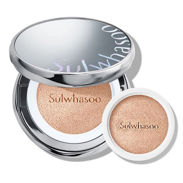 SULWHASOO  Perfecting Cushion Airy 15g + Refill 15g Set, 25N1 Amber, 1 Count