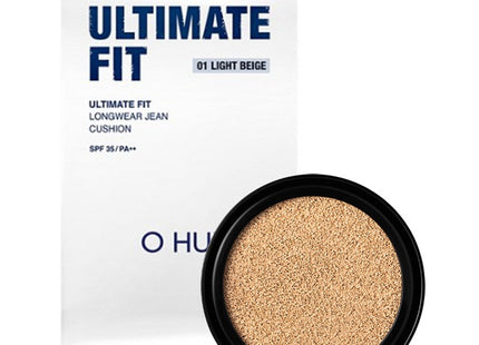 OHUI  Ultimate Fit Longwear Cushion Foundation Refill 15g, 01 Light Beige, 1 count