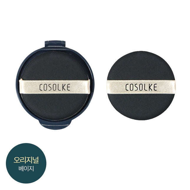 DEVEROOS  Cushion Refill 15g +  Puff 1ea, Original Beige (No. 22), 15g, 1 count