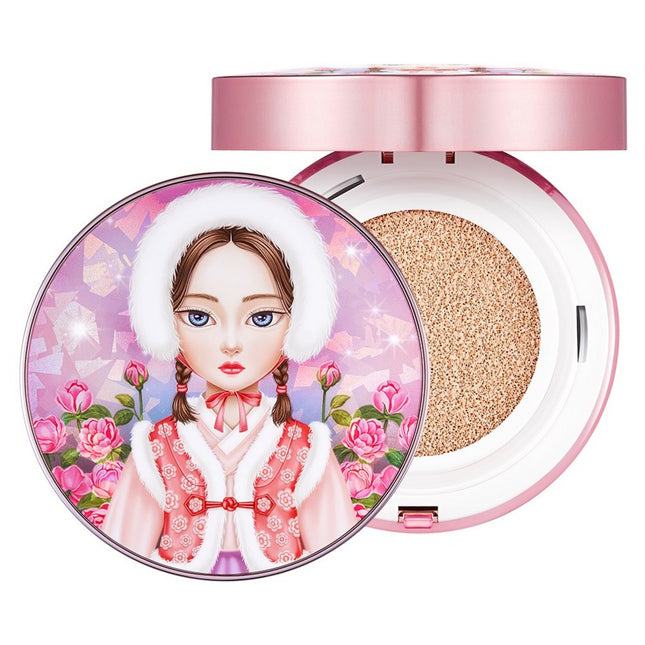 BEAUTY PEOPLE Royal Jelly Milk Cushion Foundation 18g, 23 Honey Sand, 1 Count