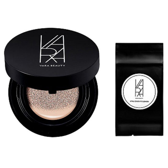 BARA VITAL  Cover Fit Cushion Foundation 15g + Refill 15g Set, 1 Count