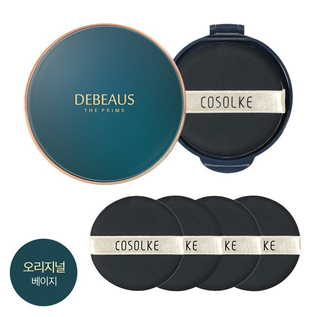 DEARBEAU  Cushion Foundation 15g + Refill 15g + Puff, Original (22), 1 Count