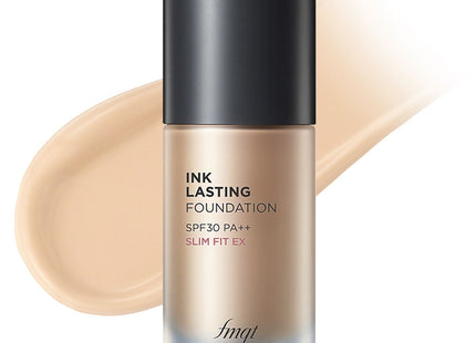 THE FACE SHOP  Ink Lasting Foundation Slim Fit 30ml, V203 Natural Beige, 1 Piece