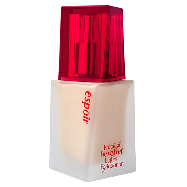 ESPOIR  Pro Tailor Foundation Be Velvet SPF22 PA++ 30g, Petal, 1 Count