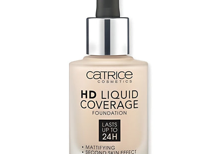 CATRICE  HD Liquid Coverage Foundation 30ml 010 Light Beige 1pc
