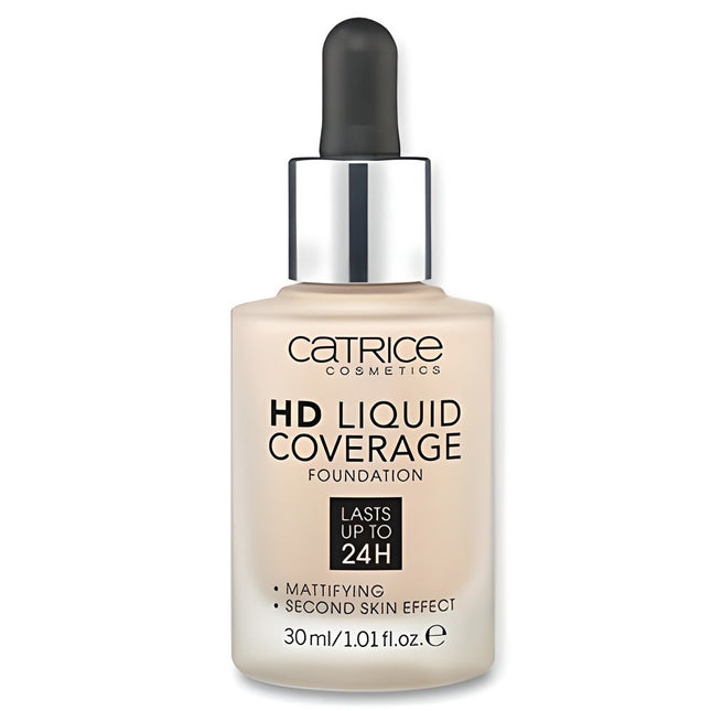 CATRICE  HD Liquid Coverage Foundation 30ml 010 Light Beige 1pc