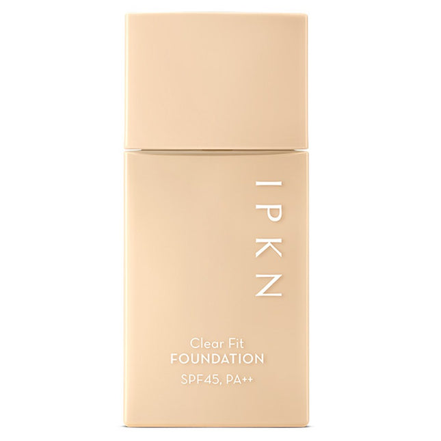 IPKUN  Clear Fit Foundation PF45 PA++ 40ml, 02 Vanilla, 1 Count