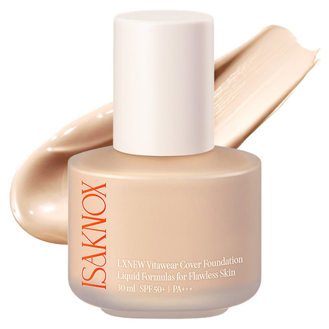 ISA KNOX  LXNEW Vita Wear Cover Foundation 30ml, 1 Count, Shade 23