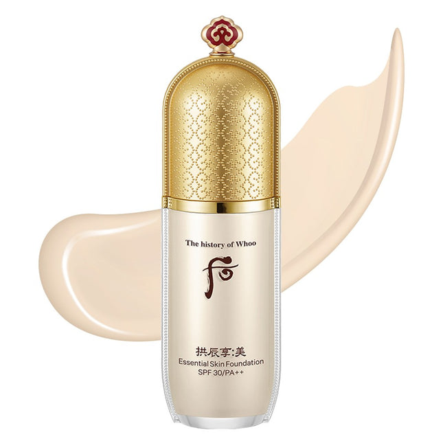 THE HISTORY OF WHOO The History of Whoo Gongjinhyang Mi Essential Skin Foundation 40ml, No. 1, 1 piece