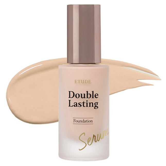 ETUDE Double Lasting Serum Skin Foundation 30g, Sand 23N1, 1 count