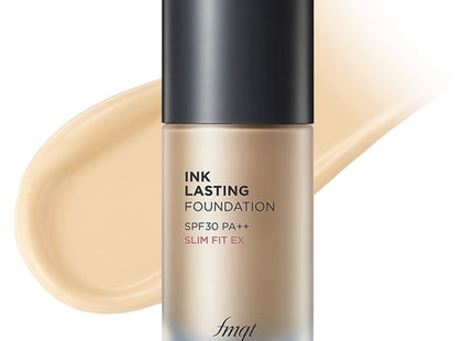 THEFACESHOP  Inklasting Foundation Slim Fit EX 30ml, 1 Count, N203 Natural Beige