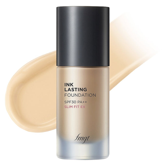 THEFACESHOP  Inklasting Foundation Slim Fit EX 30ml, 1 Count, N203 Natural Beige