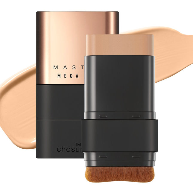 CHOSUNGAH TM  Mega Fit Stick Foundation Master SPF50+ PA++++ 16g, Sand Beige, 1 Count