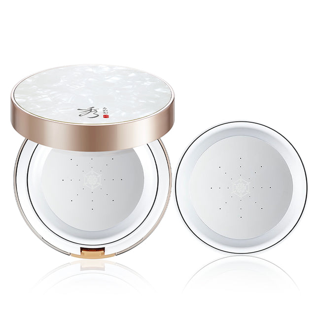 SURYEHAN  Biche-jadan Metal Cushion Foundation 15g + Refill 15g Set, 21 Light Beige