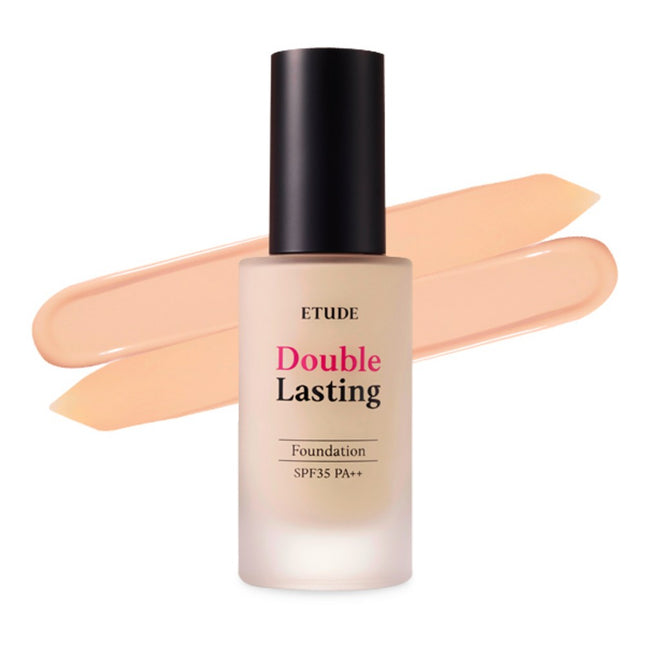 ETUDE HOUSE Double Lasting Liquid Foundation 30g, Light Vanilla, 1 Count