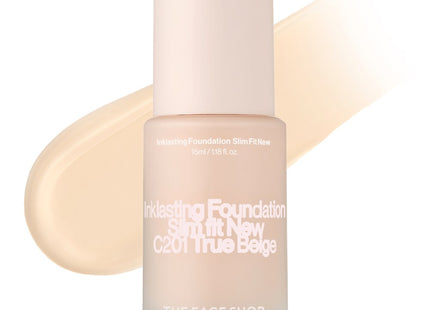 THE FACE SHOP  Ink Lasting Foundation Slim Fit New 15ml, C201 True Beige, 1 item