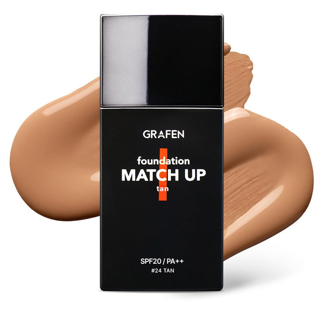 GRAFEN  Match Up Foundation 40ml, 24 Tan, 1 Count