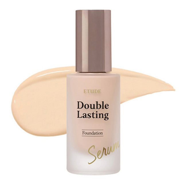 ETUDE Etude Double Lasting Serum Skin Foundation 30g, Neutral Vanilla 17N1, 1 Count