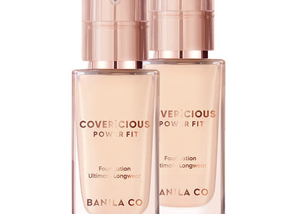 BANILA CO  Covericious Power Fit Foundation 30ml, 21 Rose, 2 Count