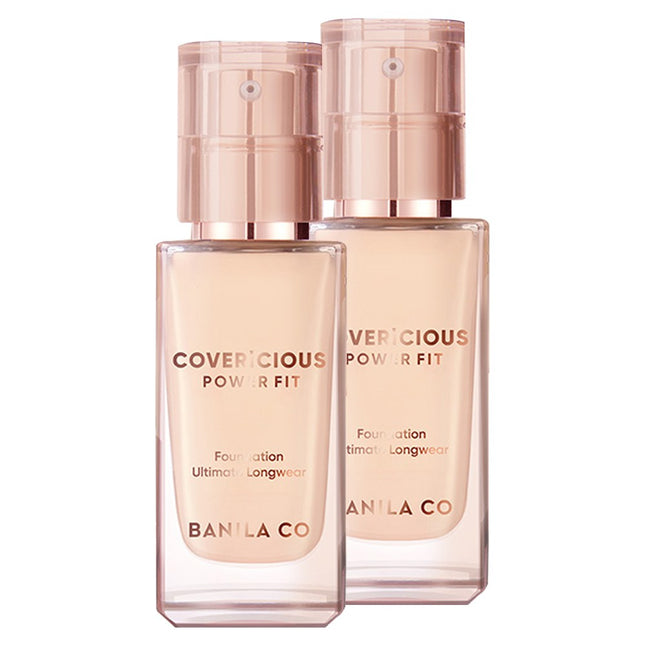 BANILA CO  Covericious Power Fit Foundation 30ml, 21 Rose, 2 Count