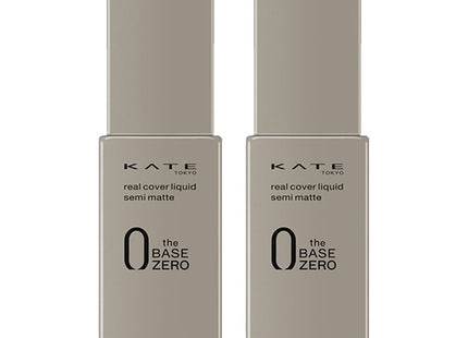KATE  Real Cover Semi Matte Liquid Foundation 30ml 04 Healthy Tan - Set of 2