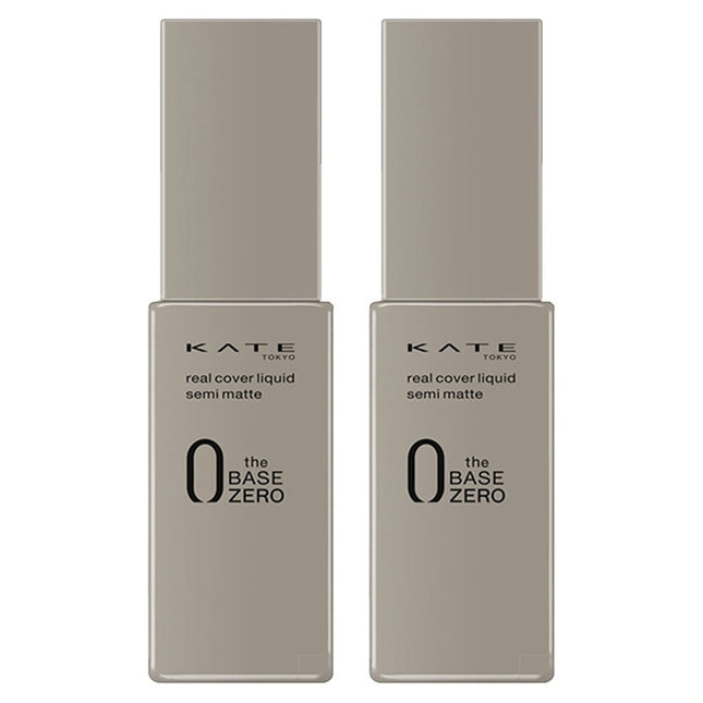 KATE  Real Cover Semi Matte Liquid Foundation 30ml 04 Healthy Tan - Set of 2